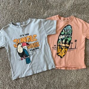 2 Zara Kids t-shirts in size 4/5 Y